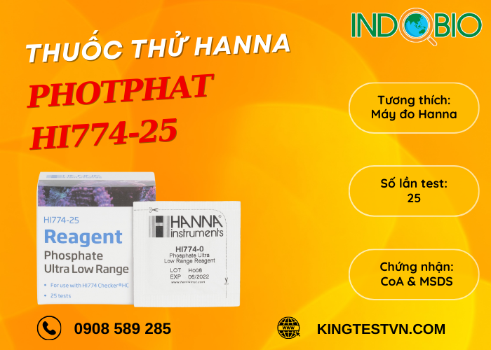 Thuốc thử test PO4 Hanna HI774-25